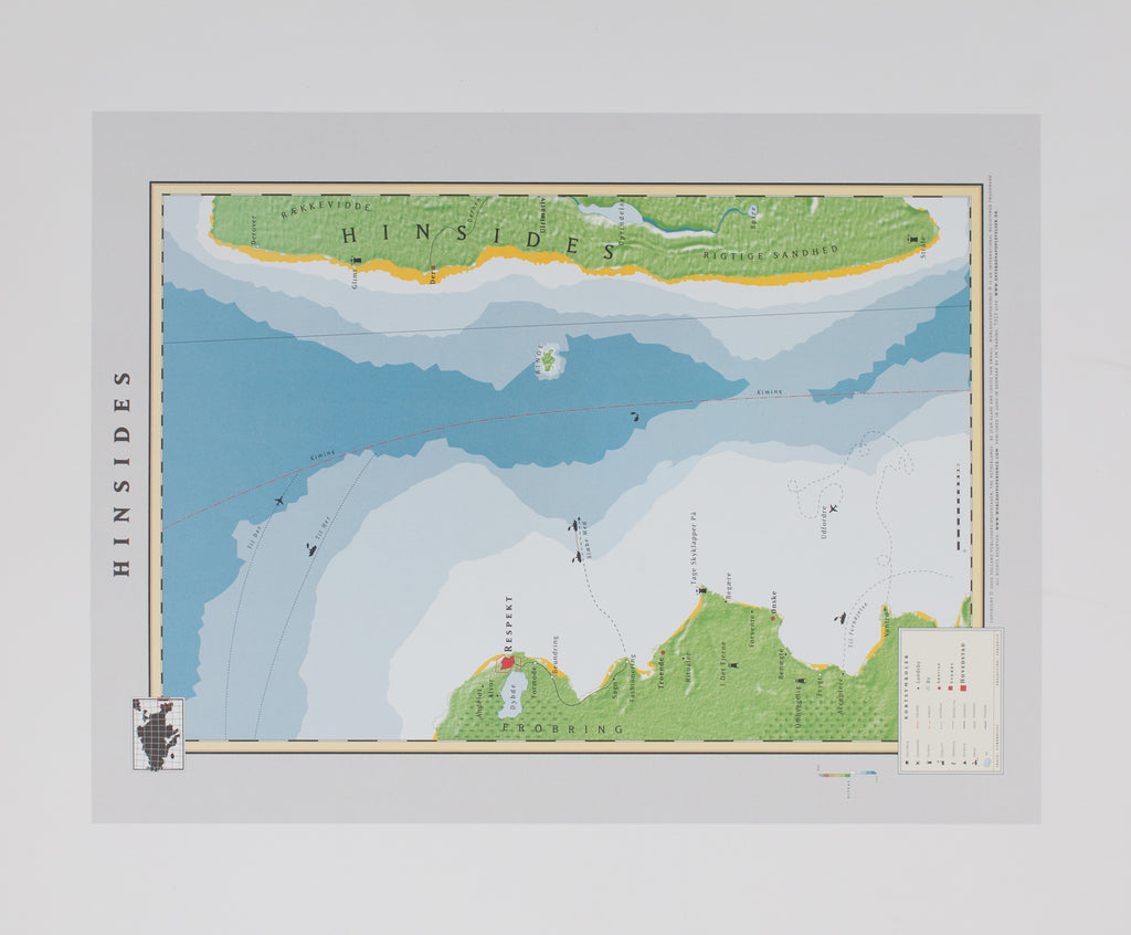 På dette kreative landkort deles landstykker Erobring og Hinsides af et stræde. Hvad venter på den anden side? Rigtige Sandhed, Ritualer, Respekt, Tage Skyklapper på eller? Brug kortet som udgangspunkt for samtalen.