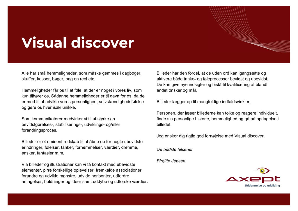 Visual discover billeder - NY UDGAVE – Axept.dk
